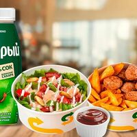 Ланч №1 (саб бокс с закусками, салат, напиток) в Subway