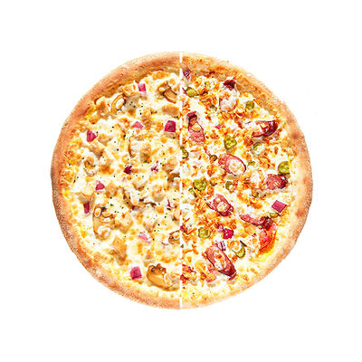 Пицца Куриный жюльен и Баварская в Алло! Пицца по цене 1429 ₽