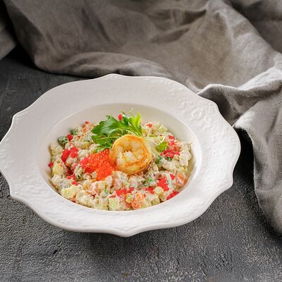 Оливье по авторскому рецепту в Бабка Тарахто по цене 605 ₽