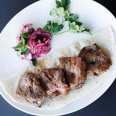 Шашлык из свинины в Шоти по цене 450