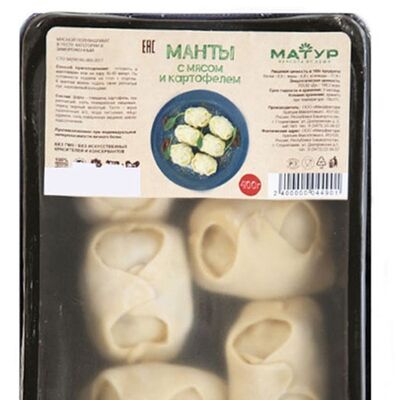 Манты с мясом и картофелем пф в Матур по цене 345 ₽