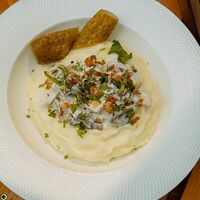 Строганов с картофельным пюре в Тепло