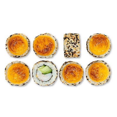 Запеченный острый Эби в Суши Сет по цене 809 ₽