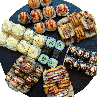 Сет Хит всех выпускных в Суши пицца по цене 1754 ₽