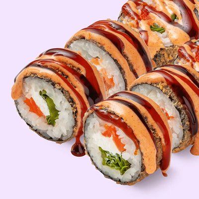 Горячий лосось в Ёбидоёби по цене 560 ₽