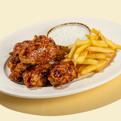 Крылья с картофелем фри в Сицилия по цене 645 ₽