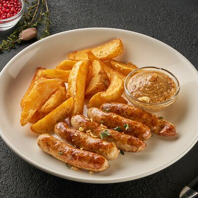 Нюрнбергские колбаски в Хмель и солод по цене 599 ₽