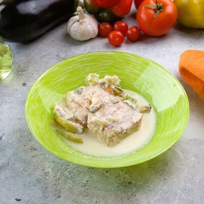 Котлета из говядины с грибным соусом в Грабли по цене 299 ₽