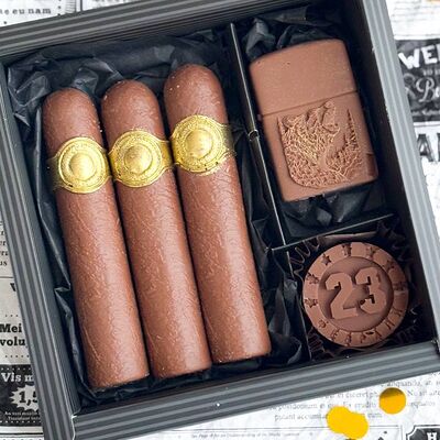 Набор из шоколада Сигары + зажигалка в Tortterry по цене 1020