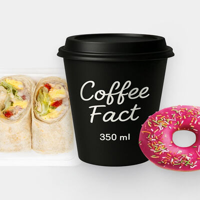 Комбо №2 (ролл, кофе)в CoffeeFact по цене 539 ₽