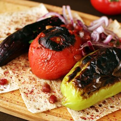 Баклажан на мангале в Шик Шашлык по цене 350 ₽