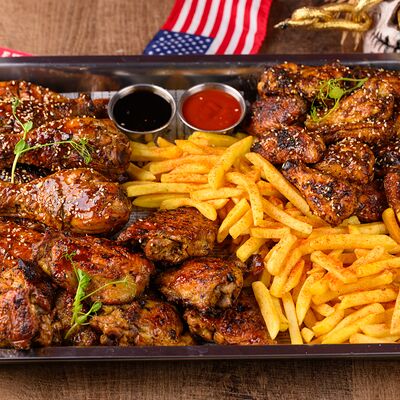 Сет Куриное пати в American BBQ по цене 213 р.