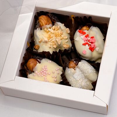 Королевские финики в бельгийском шоколаде мини в Букет Альфред I клубника в шоколаде и букеты по цене 790 ₽