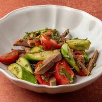 Салат с языком в Авлабар