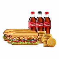 Сытное комбо в Subway