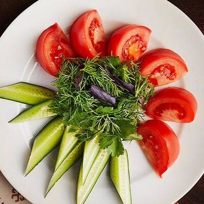 Овощная тарелкав Шашлычный рай по цене 300 ₽