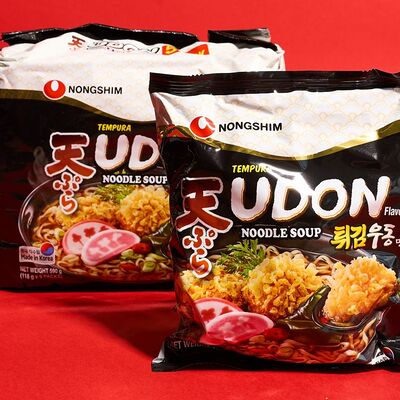 Темпура Удон Nongshim в Вначале была курица по цене 349 ₽