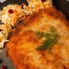 Куриный шницель с капустным салатом в Время Ч по цене 590