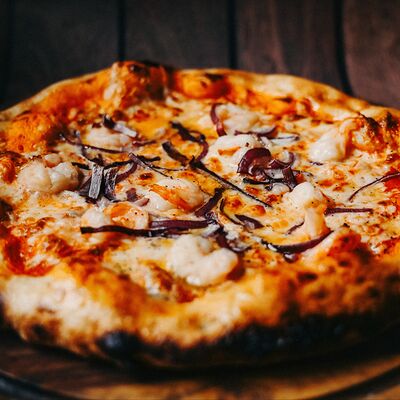 Пицца острая с креветками в Gioffre по цене 852 ₽