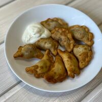 Вареники с картофелем жареные в Baikallove