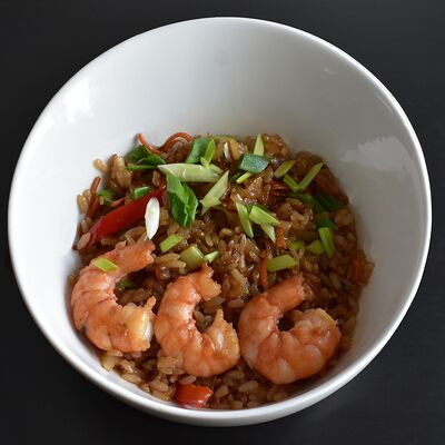 Рисовый Wok с креветками в Суши Львуши по цене 550 ₽