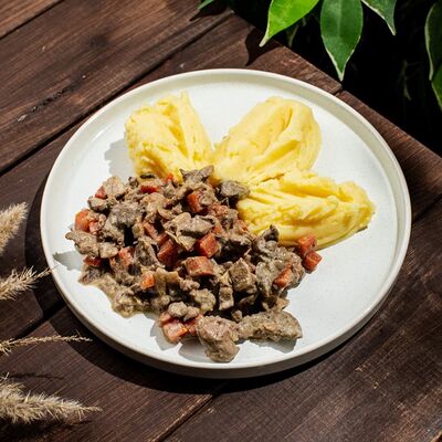 Утиная печень с картофельным пюре в Грин по цене 320 ₽