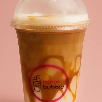 Айс-латте Карамельный попкорн в Kiotobubble по цене 325 ₽