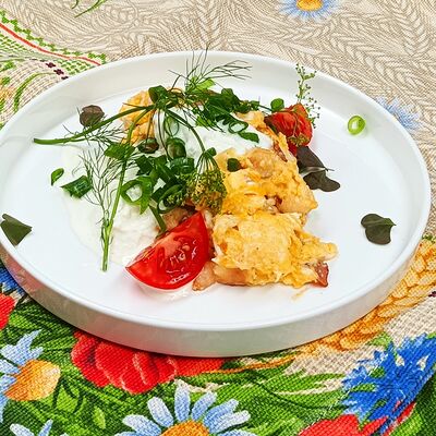 Скрэмбл со Страчателлой в Ресторан Хата возле Шереметьево по цене 565 ₽