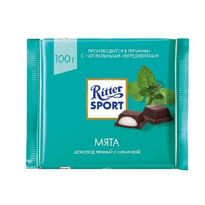 Ritter Sport Шоколад темный Мята в Proкофий по цене 149 ₽