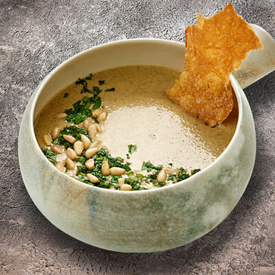 Крем-суп из белых грибов и баклажанов в Гогия по цене 611 ₽