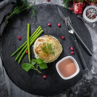 Мясо по-французски в Арт-кафе Победа