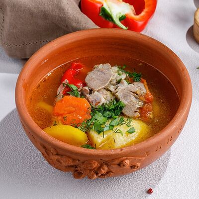 Кайнатма шурпа в Чайхана Пахвала по цене 640 ₽