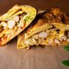 Бургер с курицей в тортилье в Gazon cafe по цене 750
