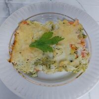 Гратен из овощей в Осетринка