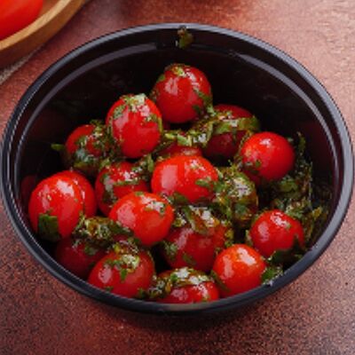 Томаты черри с соусом кимчи в Сандуны Урал по цене 460 ₽