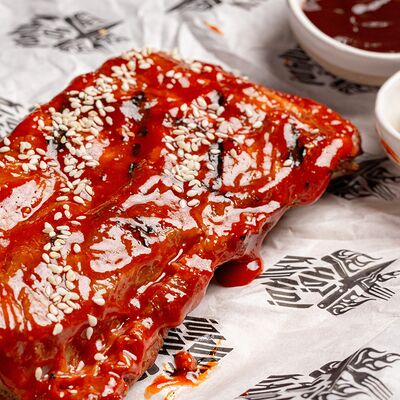 Свиные ребра BBQ в Чо? Капчо! по цене 950 ₽