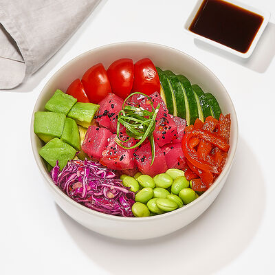 Поке со сладким тунцом в Много лосося по цене 690