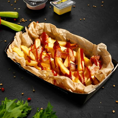 Картофель фри с беконом в Жиши суши по цене 430 ₽