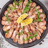 Жареные креветки Dragon в соусе свит чилив Mr. Crabs