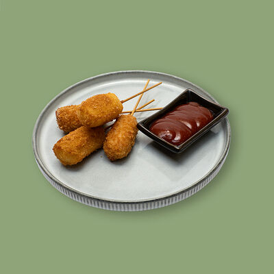 Корн-Доги с сосисками и моцареллой в Додома по цене 420 ₽