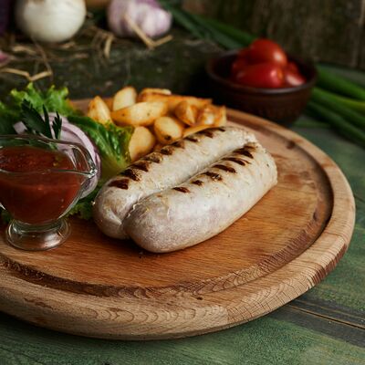 Колбаски из свинины гриль в Кафе Элена по цене 480 ₽