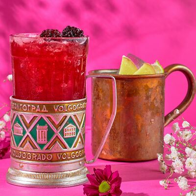 Домашний лимонад клубника-базилик в Катюша Katyusha по цене 350