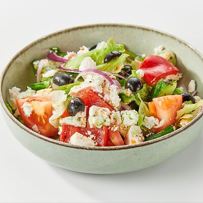 Салат Греческий в Room-cafe по цене 630 ₽