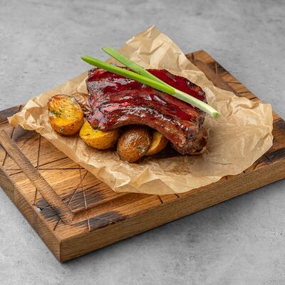 Ребра на мангале вишня в Большая рыба по цене 800 ₽