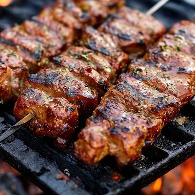 Шашлык из свининыв Мимино restaurant по цене 1290 ₽