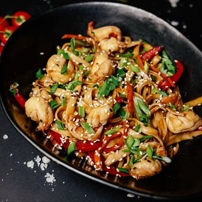 Удон с креветками в Satori по цене 850 ₽