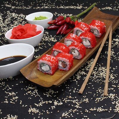 Тобико Филадельфия в Много пиццы по цене 519 ₽