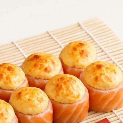 Запеченная Филадельфия с креветкой в Ясураги по цене 896 ₽