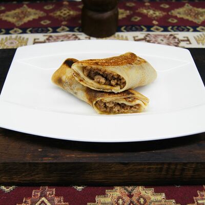 Блинчики с мясом по-домашнему в FastШашлык и Хинкали по цене 140 ₽