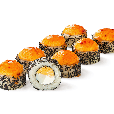 Запеченный с кальмаром в Сушишоп по цене 410 ₽